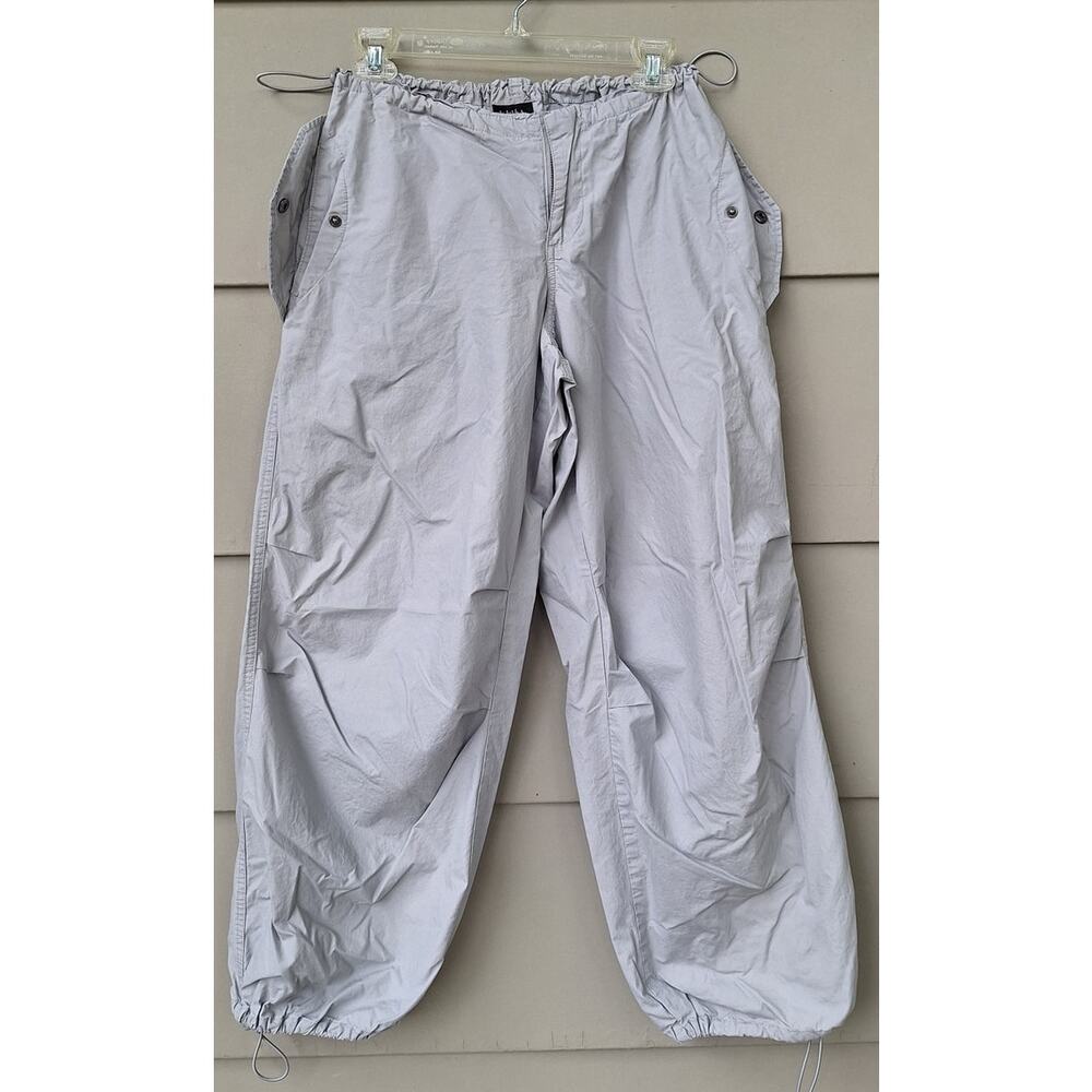 Empyre Women's Lola Gray Parachute Balloon Baggy Skater Pants Cotton Size XS